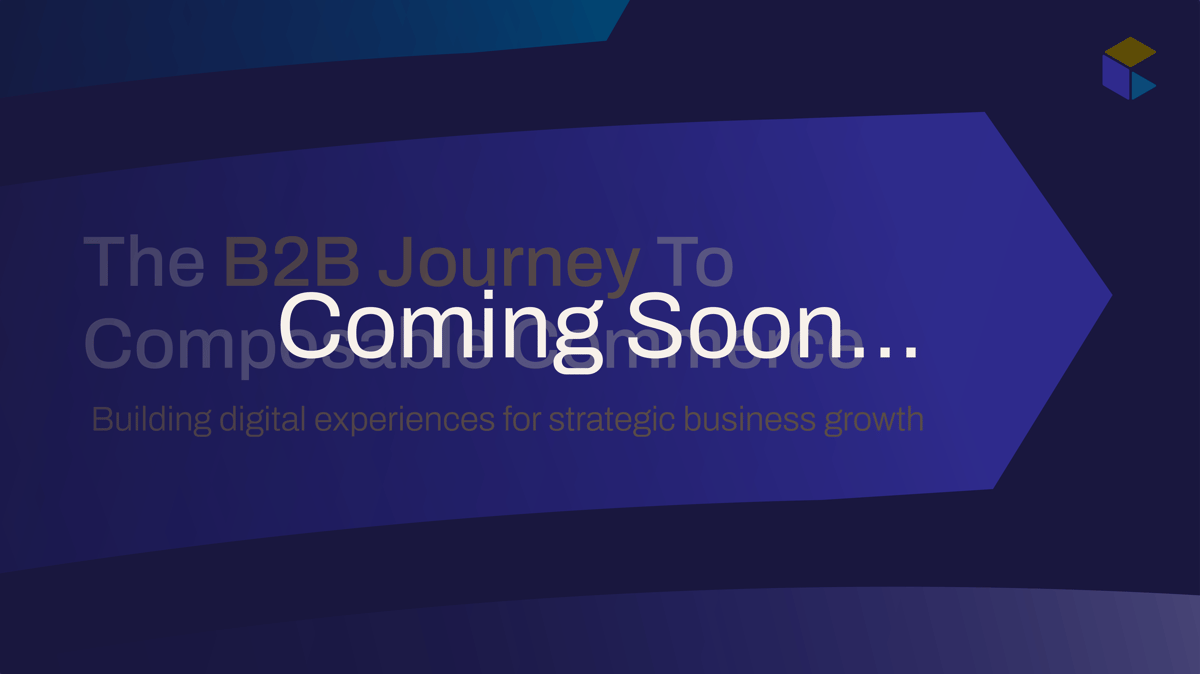 Coming Soon_8 The B2B Journey Composable Commerce